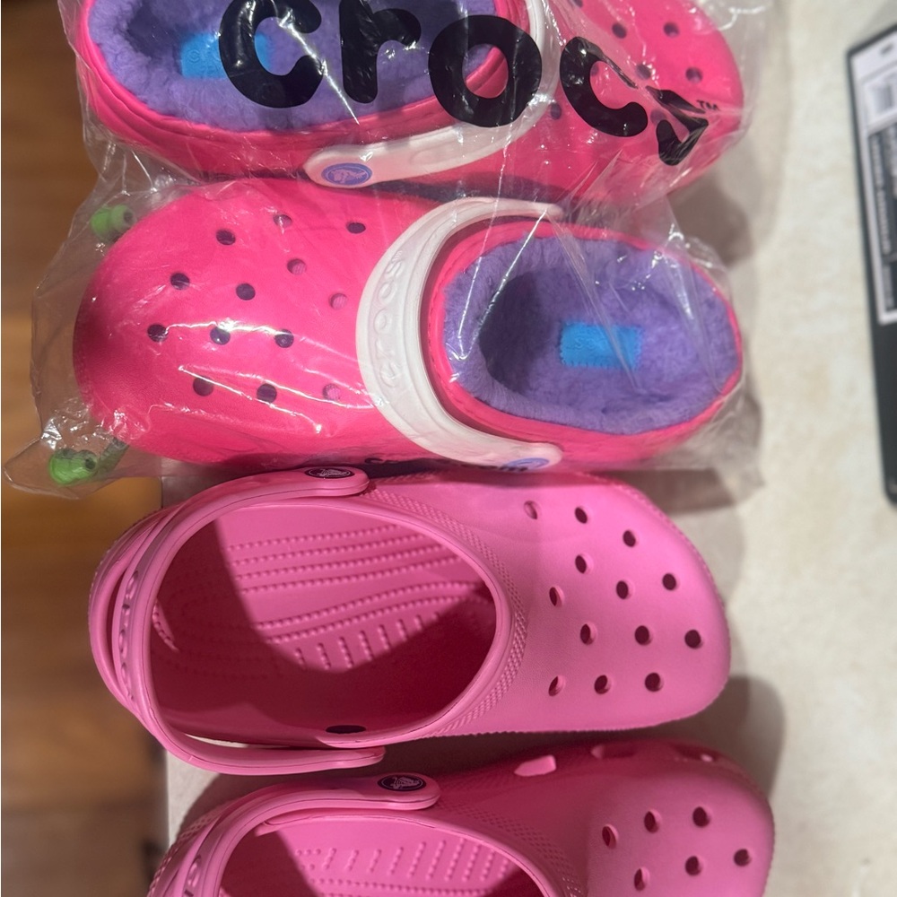 CROCS Kids Sandals - Bright Pink